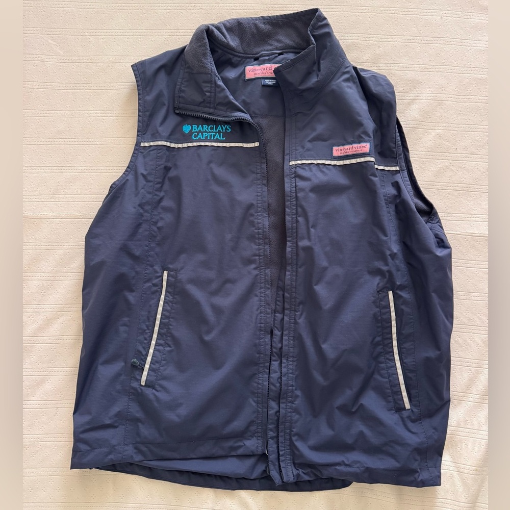 Vineyard Vines Navy Vest - Barclays Capital US L